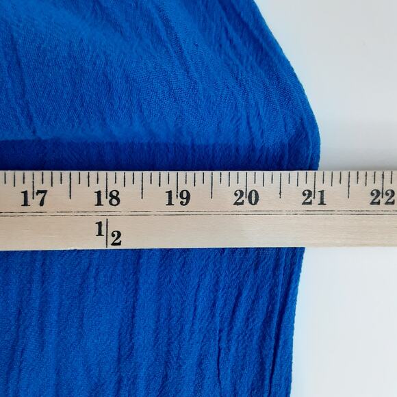 Oh My Gauze Surf Pant Elastic Waist Wide Leg Palazzo Pants 100% Cotton Lagenlook - Picture 8 of 11